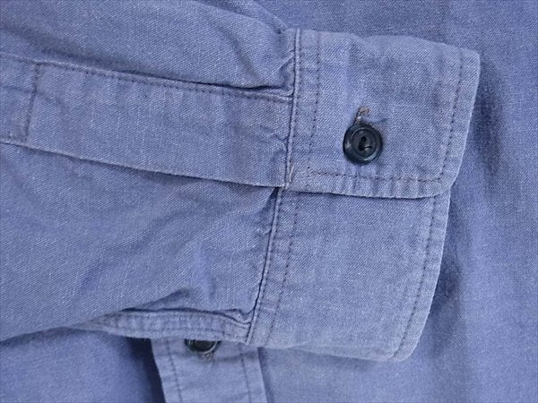 TENDERLOIN テンダーロイン T-CHAMBRAY SHT BD シャンブレー ボタンダウン メンズ 長袖シャツ 青系 青系 S【中古】