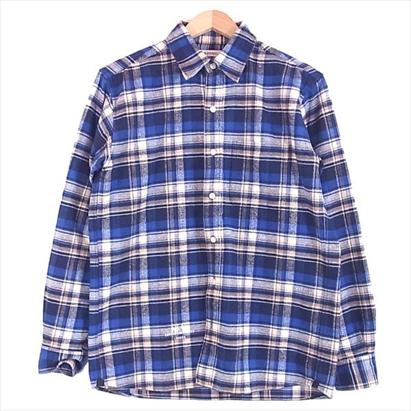 SILAS サイラス ヘビー フランネル 長袖 シャツ メンズ 日本製 長袖シャツ マルチカラー系 マルチカラー系 M【中古】