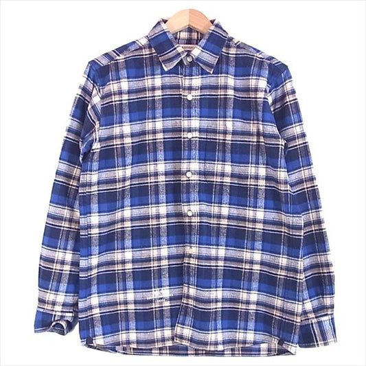 SILAS サイラス ヘビー フランネル 長袖 シャツ メンズ 日本製 長袖シャツ マルチカラー系 マルチカラー系 M【中古】