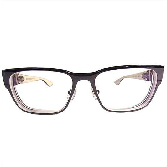 CHROME HEARTS クロムハーツ（原本無） GAG'N ウッドテンプル アイウェア メガネ 眼鏡 オフホワイト系 54□16-148【中古】