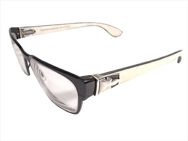 CHROME HEARTS クロムハーツ（原本無） GAG'N ウッドテンプル アイウェア メガネ 眼鏡 オフホワイト系 54□16-148【中古】