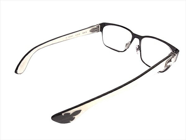 CHROME HEARTS クロムハーツ（原本無） GAG'N ウッドテンプル アイウェア メガネ 眼鏡 オフホワイト系 54□16-148【中古】