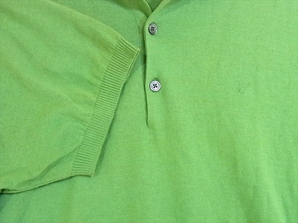 Supreme シュプリーム 17SS Knit Polo S ロゴ 刺繍 半袖ポロシャツ ポロ ポロシャツ ライトグリーン系 ライトグリーン系 S【中古】