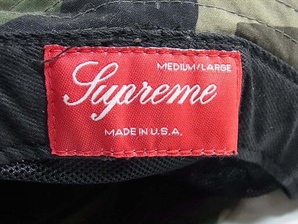 Supreme シュプリーム 15SS Supreme Mesh Crusher Hat メッシュ バケット ハット 帽子 カーキ(オリーブグリーン)系 カーキ(オリーブグリーン)系 M/L【中古】