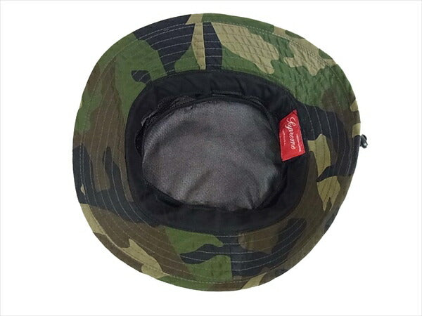 Supreme シュプリーム 15SS Supreme Mesh Crusher Hat メッシュ バケット ハット 帽子 カーキ(オリーブグリーン)系 カーキ(オリーブグリーン)系 M/L【中古】