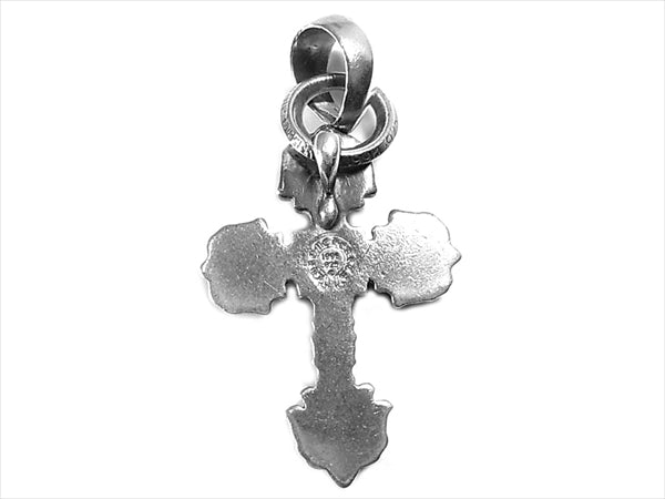 CHROME HEARTS クロムハーツ（原本有） 国内正規店原本付属 フィリグリークロス w/ ベイル XS シルバー ペンダントトップ シルバー 全長6.3ｃｍ程度【中古】
