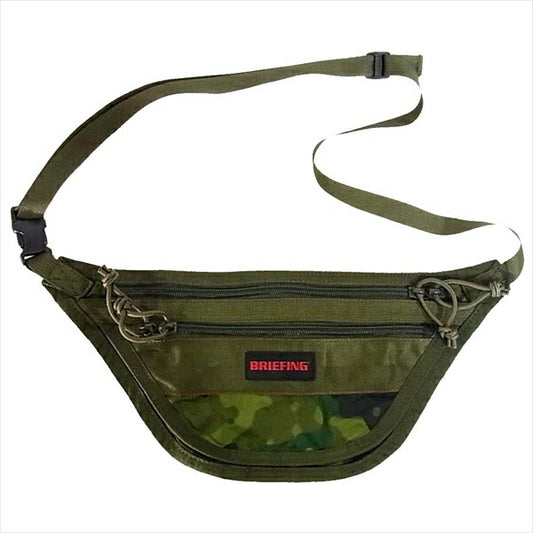 BRIEFING ブリーフィング 未使用 BRM183208 TRAVEL SLING SL PACKABLE スリング ショルダー ショルダーバッグ カーキ(オリーブグリーン)系  カーキ(オリーブグリーン)系【極上美品】【中古】
