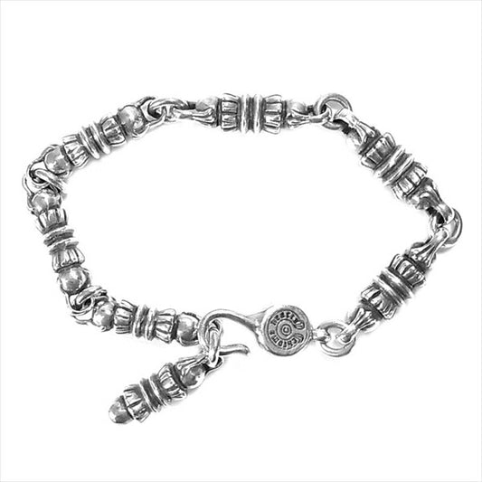 CHROME HEARTS クロムハーツ（原本無） BARREL LNK BRACELET バレルリンク ブレスレット シルバー 全長26.2cm程度【中古】