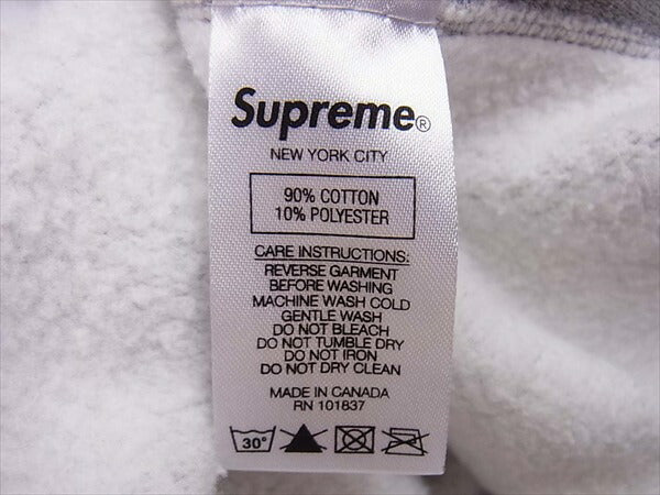 Supreme シュプリーム 19SS Swarovski Box Logo Hooded Sweatshirt パーカー グレー系 L【中古】