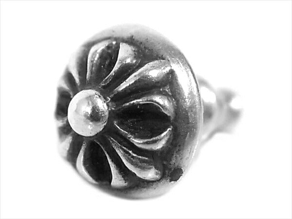 CHROME HEARTS クロムハーツ（原本無） クロスボール クロス ボール スタッドピアス スタッド 925 ピアス シルバー【中古】