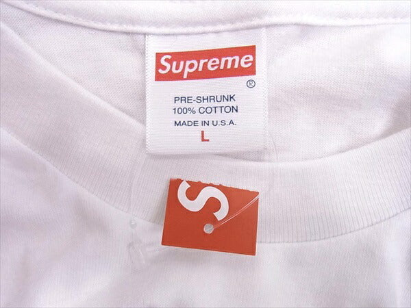 Supreme シュプリーム 20SS Rammellzee Tee ラメルジー プリント Tシャツ 白 白 L【新古品】【未使用】【中古】