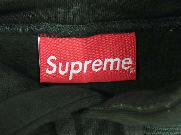 Supreme シュプリーム 18ss piping sweat shirt パイピングスウェット Lサイズ パーカー グリーン系 グリーン系 L【中古】
