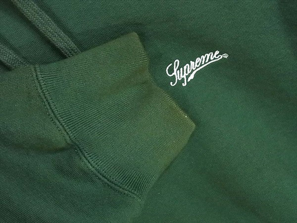 Supreme シュプリーム 18ss piping sweat shirt パイピングスウェット Lサイズ パーカー グリーン系 グリーン系 L【中古】