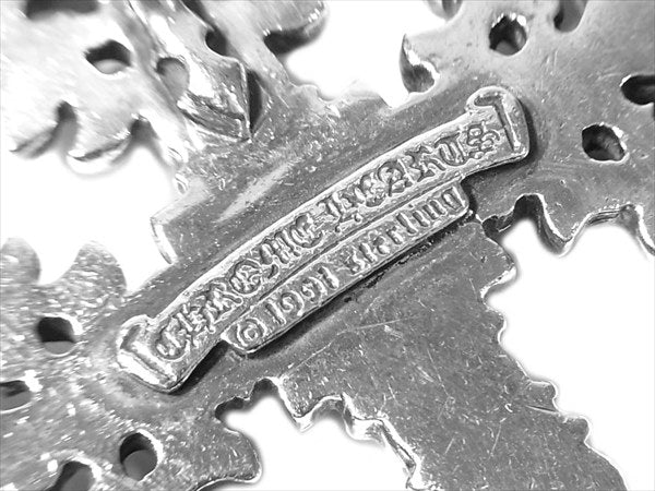 CHROME HEARTS クロムハーツ（原本無） FILIG CROSS-SM スモール フィリグリー クロス ペンダントトップ シルバー【中古】