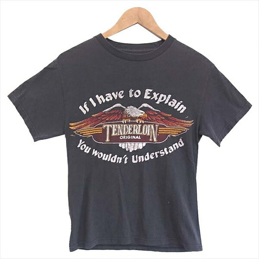 TENDERLOIN テンダーロイン T-TEE EA イーグル プリント 半袖 Tシャツ グレー系  グレー系 S【中古】