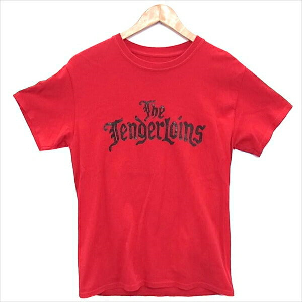 TENDERLOIN テンダーロイン T-TEE 本店限定ロゴ プリント 半袖 Tシャツ レッド系  レッド系 S【美品】【中古】