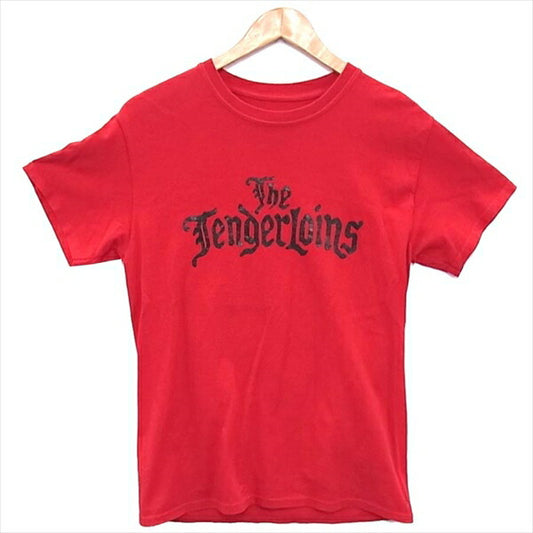 TENDERLOIN テンダーロイン T-TEE 本店限定ロゴ プリント 半袖 Tシャツ レッド系  レッド系 S【美品】【中古】