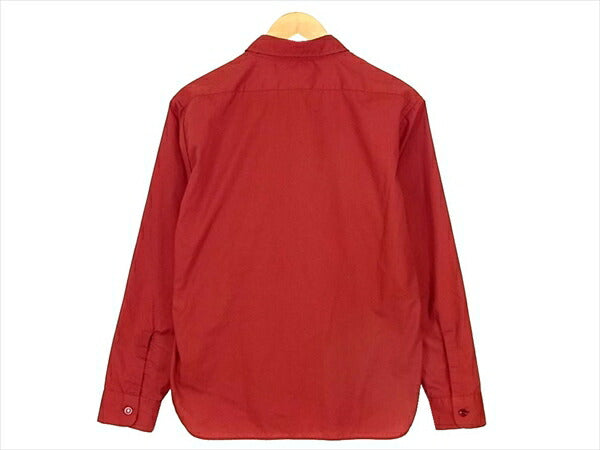 TENDERLOIN テンダーロイン T-WORK SHT ワーク ポケット プリント 長袖シャツ エンジ系 エンジ系 XS【中古】