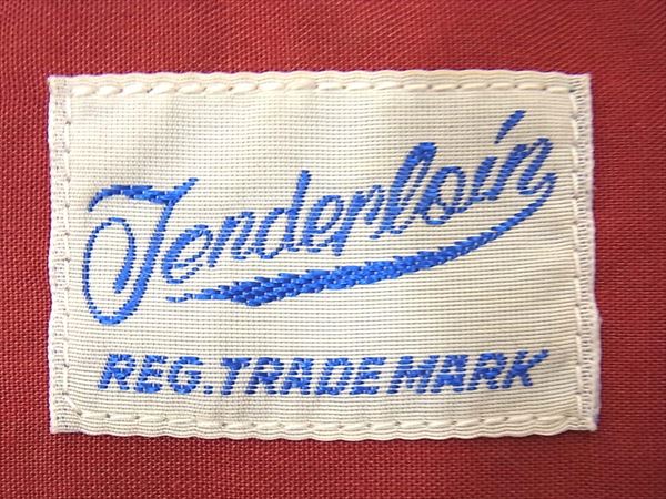 TENDERLOIN テンダーロイン T-WORK SHT ワーク ポケット プリント 長袖シャツ エンジ系 エンジ系 XS【中古】