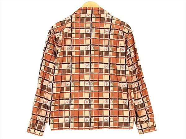 TENDERLOIN テンダーロイン T-PRINT FLANNEL SHT プリント フランネル 長袖シャツ ブラウン系 ブラウン系 XS【美品】【中古】