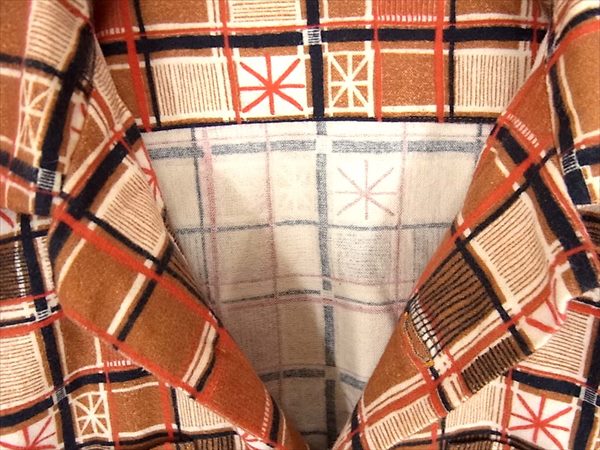 TENDERLOIN テンダーロイン T-PRINT FLANNEL SHT プリント フランネル 長袖シャツ ブラウン系 ブラウン系 XS【美品】【中古】