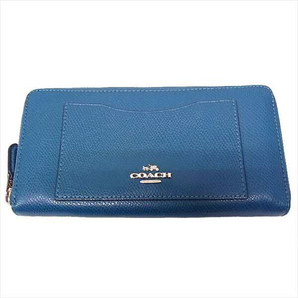 COACH コーチ レザー財布 財布 グリーン系【中古】