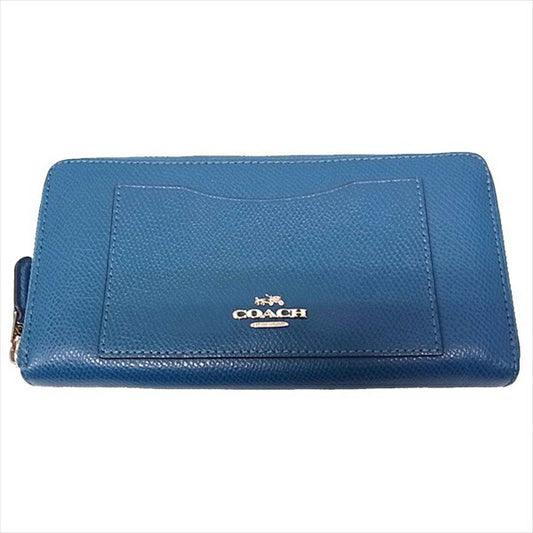 COACH コーチ レザー財布 財布 グリーン系【中古】