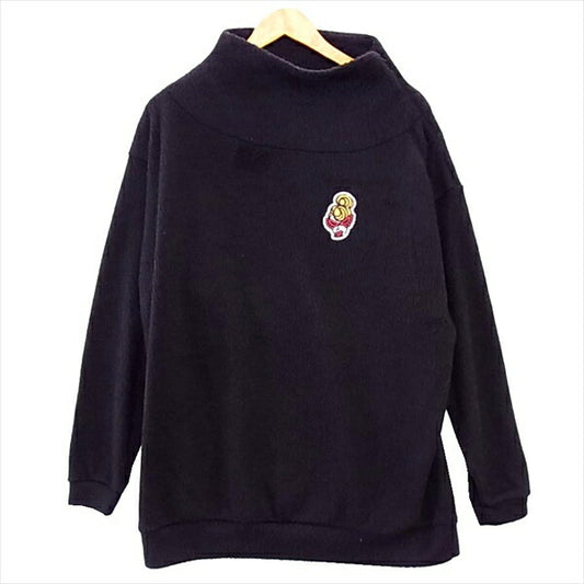 HYSTERIC GLAMOUR ヒステリックグラマー 01193CO08 MISS HYSTERIC ワッペン レディース ワンピース 黒系 黒系 Free【中古】