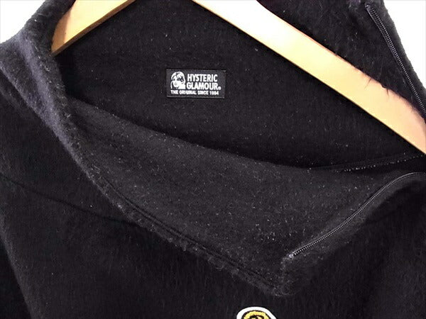 HYSTERIC GLAMOUR ヒステリックグラマー 01193CO08 MISS HYSTERIC ワッペン レディース ワンピース 黒系 黒系 Free【中古】