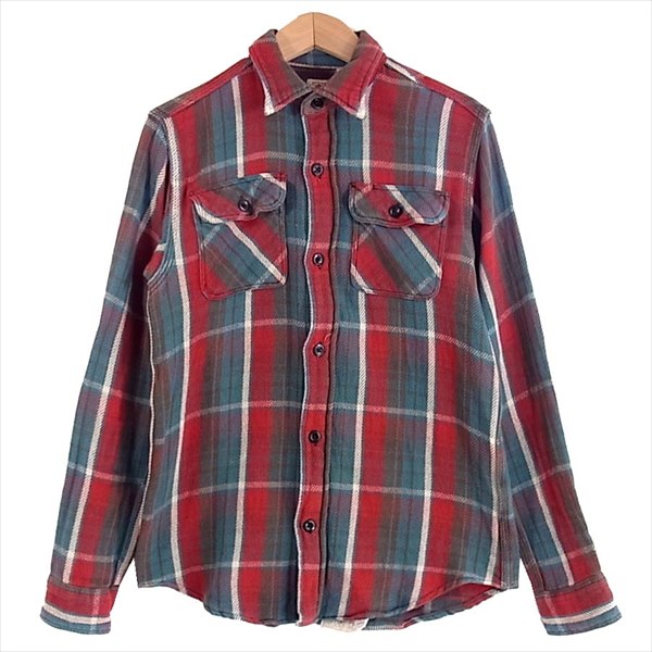 SUGAR CANE シュガーケーン SC24706 チェック ヘビー ネル シャツ 長袖シャツ マルチカラー系 マルチカラー系 14～14.5【中古】