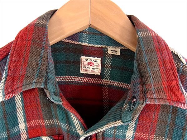 SUGAR CANE シュガーケーン SC24706 チェック ヘビー ネル シャツ 長袖シャツ マルチカラー系 マルチカラー系 14～14.5【中古】
