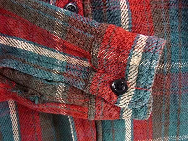 SUGAR CANE シュガーケーン SC24706 チェック ヘビー ネル シャツ 長袖シャツ マルチカラー系 マルチカラー系 14～14.5【中古】