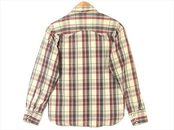 SUGAR CANE シュガーケーン SC23626 コットン ウエスタン 長袖 シャツ 長袖シャツ チェック チェック S【中古】