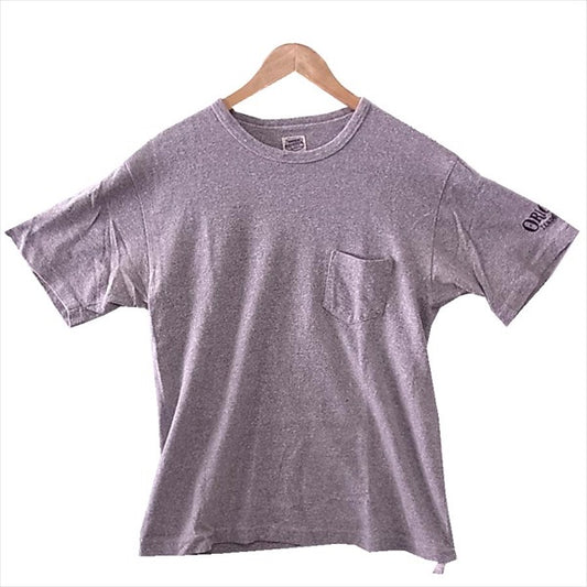 TENDERLOIN テンダーロイン バックプリント 胸ポケット Tシャツ グレー系 グレー系 S【中古】