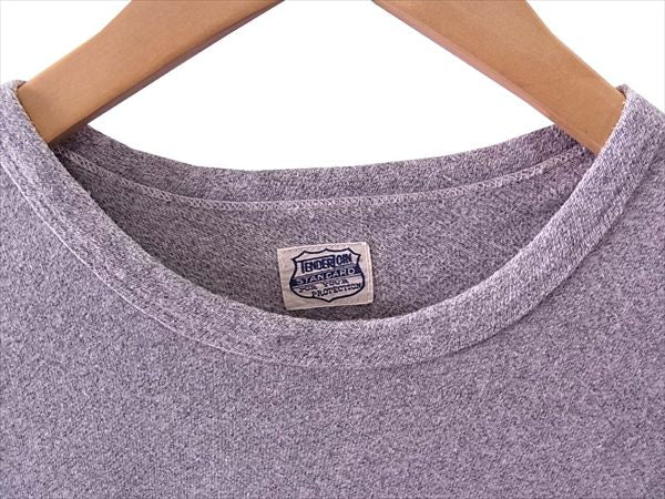 TENDERLOIN テンダーロイン バックプリント 胸ポケット Tシャツ グレー系 グレー系 S【中古】
