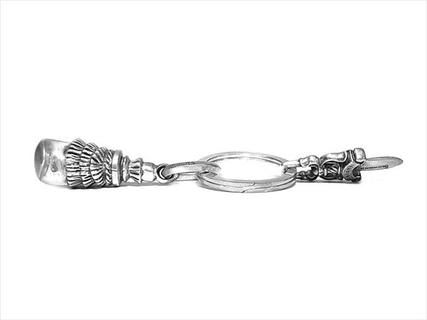 CHROME HEARTS クロムハーツ（原本無） 1994刻印 クロウ ダガー キーリング 925 シルバー【中古】