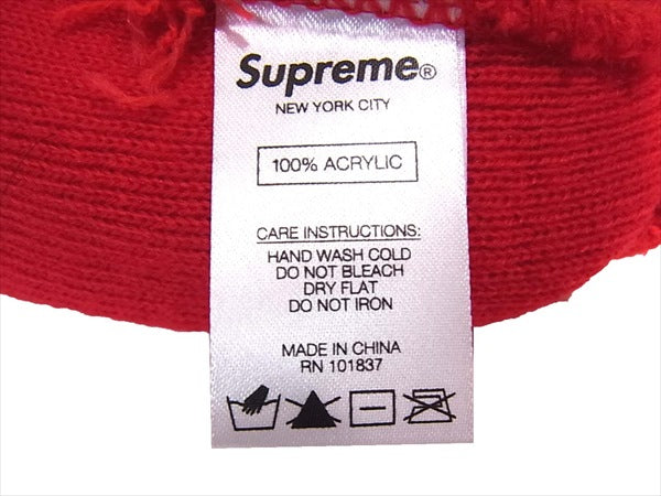 Supreme シュプリーム ニットキャップ レッド系 レッド系【極上美品】【中古】
