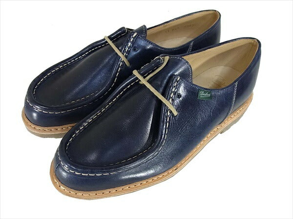 Paraboot パラブーツ michael Vegeta ミカエル 181110 シューズ ネイビー系 ネイビー系 43【新古品】【未使用】【中古】