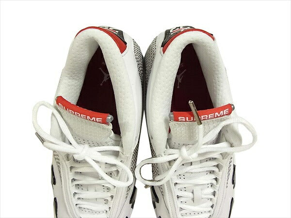 Supreme シュプリーム 未使用 ナイキ NIKE 19SS AIR JORDAN 14 RETRO S BV7630 106 エア ジョーダン レトロ スニーカー ホワイト系 27.5cm【極上美品】【中古】