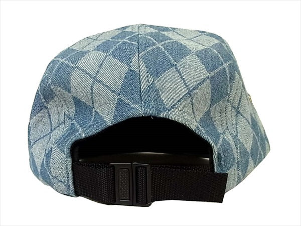 Supreme シュプリーム 14AW Denim Argyle Camp Cap デニム アーガイル キャンプ キャップ インディゴブルー系  インディゴブルー系【中古】