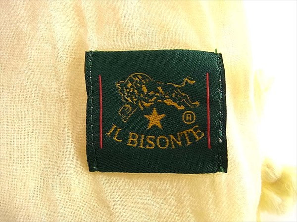 IL BISONTE イルビゾンテ コットン ストール 無地 レディース ストール イエロー系【中古】