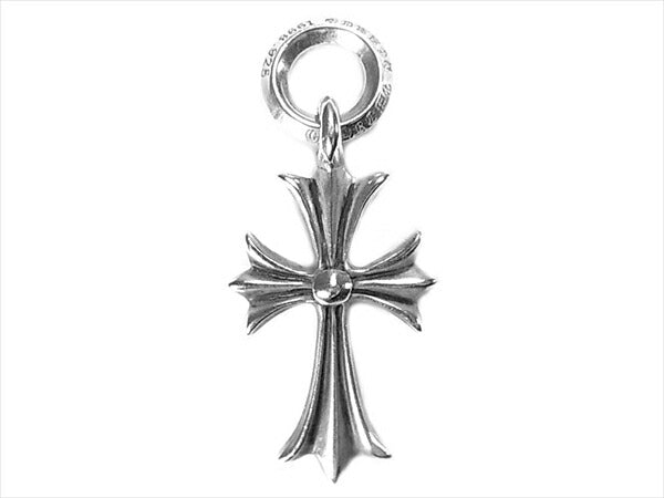 CHROME HEARTS クロムハーツ（原本無） TINY CH CROSS タイニー CHクロ チャーム ペンダントトップ シルバー 【即決】 シルバー【中古】