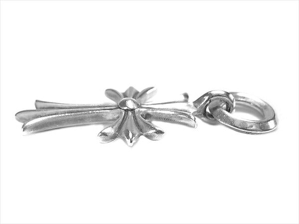 CHROME HEARTS クロムハーツ（原本無） TINY CH CROSS タイニー CHクロ チャーム ペンダントトップ シルバー 【即決】 シルバー【中古】