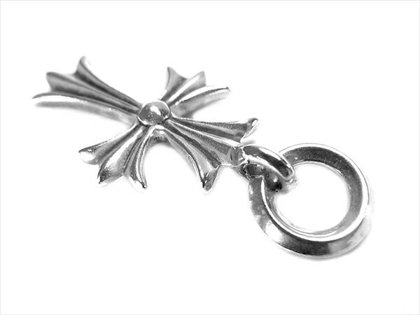 CHROME HEARTS クロムハーツ（原本無） TINY CH CROSS タイニー CHクロ チャーム ペンダントトップ シルバー 【即決】 シルバー【中古】
