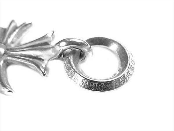 CHROME HEARTS クロムハーツ（原本無） TINY CH CROSS タイニー CHクロ チャーム ペンダントトップ シルバー 【即決】 シルバー【中古】