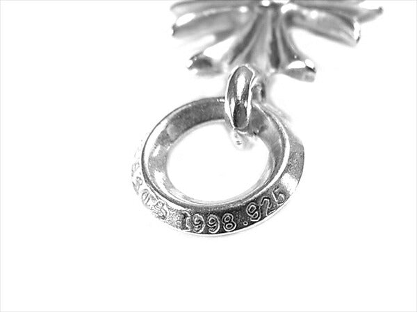 CHROME HEARTS クロムハーツ（原本無） TINY CH CROSS タイニー CHクロ チャーム ペンダントトップ シルバー 【即決】 シルバー【中古】