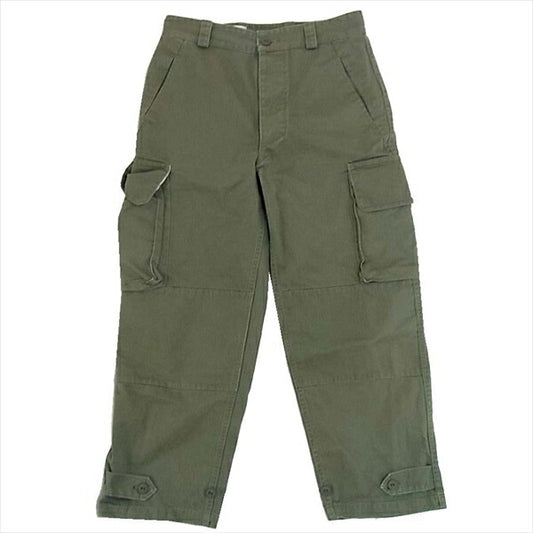 WR77SUL テーパード ミリタリー カーゴ パンツ レディース カーゴパンツ カーキ(オリーブグリーン)系【中古】