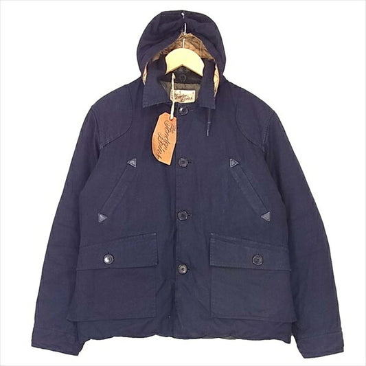TENDERLOIN テンダーロイン T-HUNTING DOWN JKT ハンティング 無地 ダウン ジャケット ネイビー系 XS【中古】