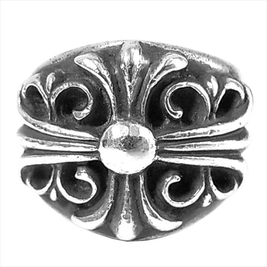 CHROME HEARTS クロムハーツ（原本有） 国内正規店原本付属 KEEPER RING SV925 SILVER キーパー リング シルバー 25号程度【中古】