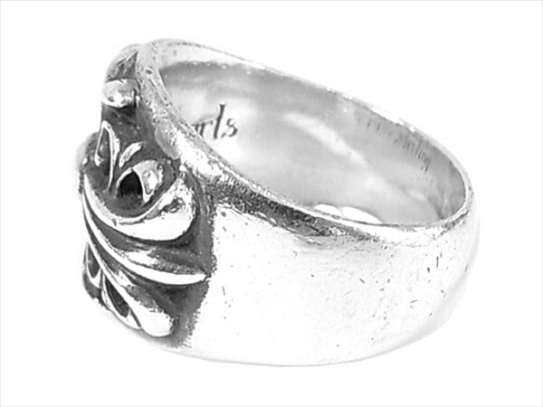 CHROME HEARTS クロムハーツ（原本有） 国内正規店原本付属 KEEPER RING SV925 SILVER キーパー リング シルバー 25号程度【中古】